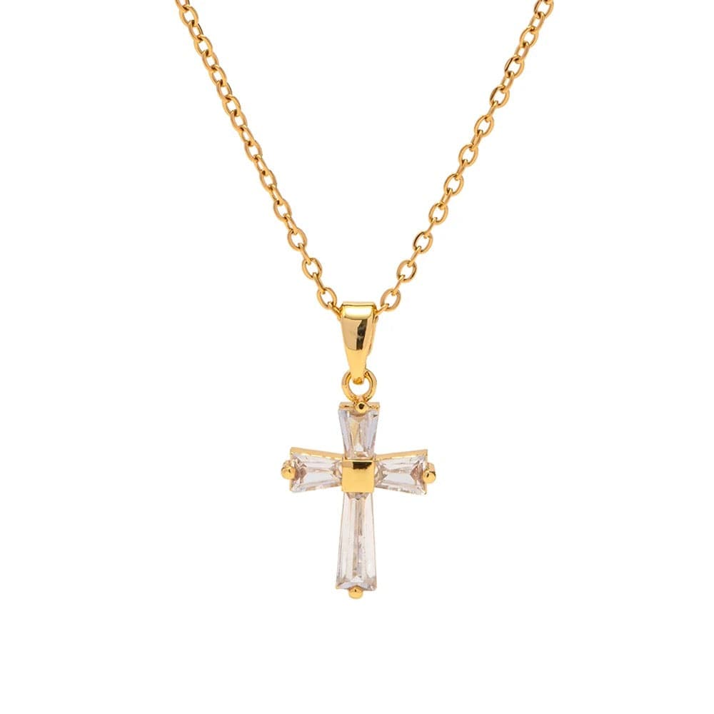 Zircon Cross Pendant