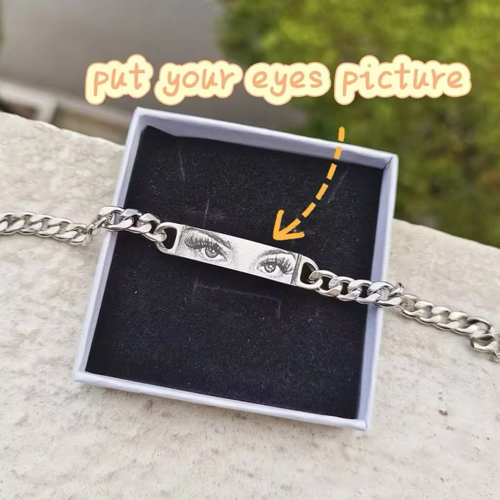 Custom Photo Eye Bracelet