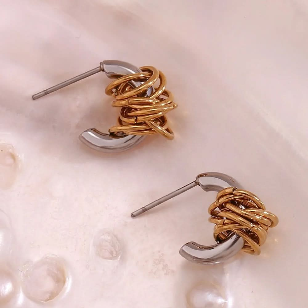 Dainty Twine Studs