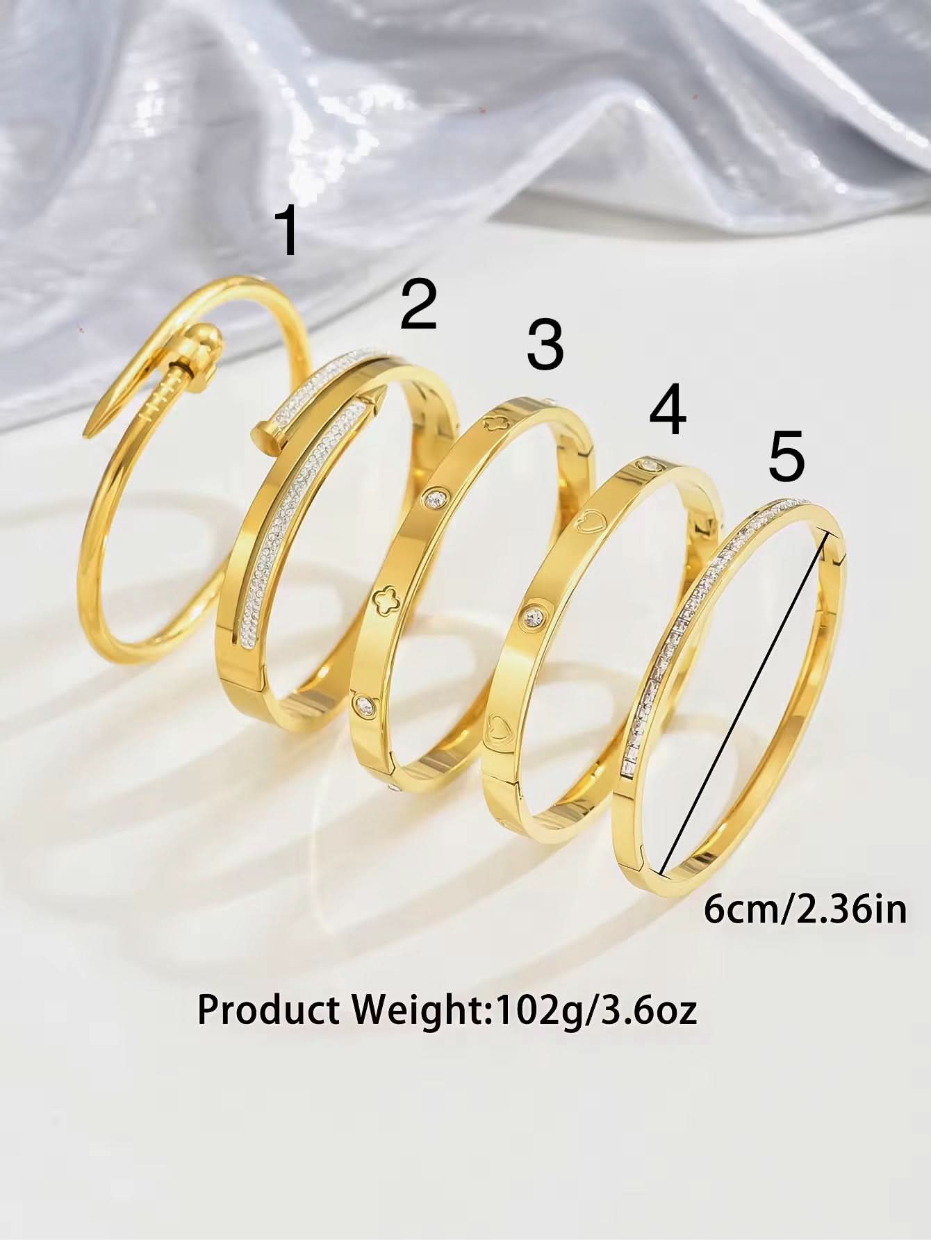 Stainless Steel Bracelet Stack