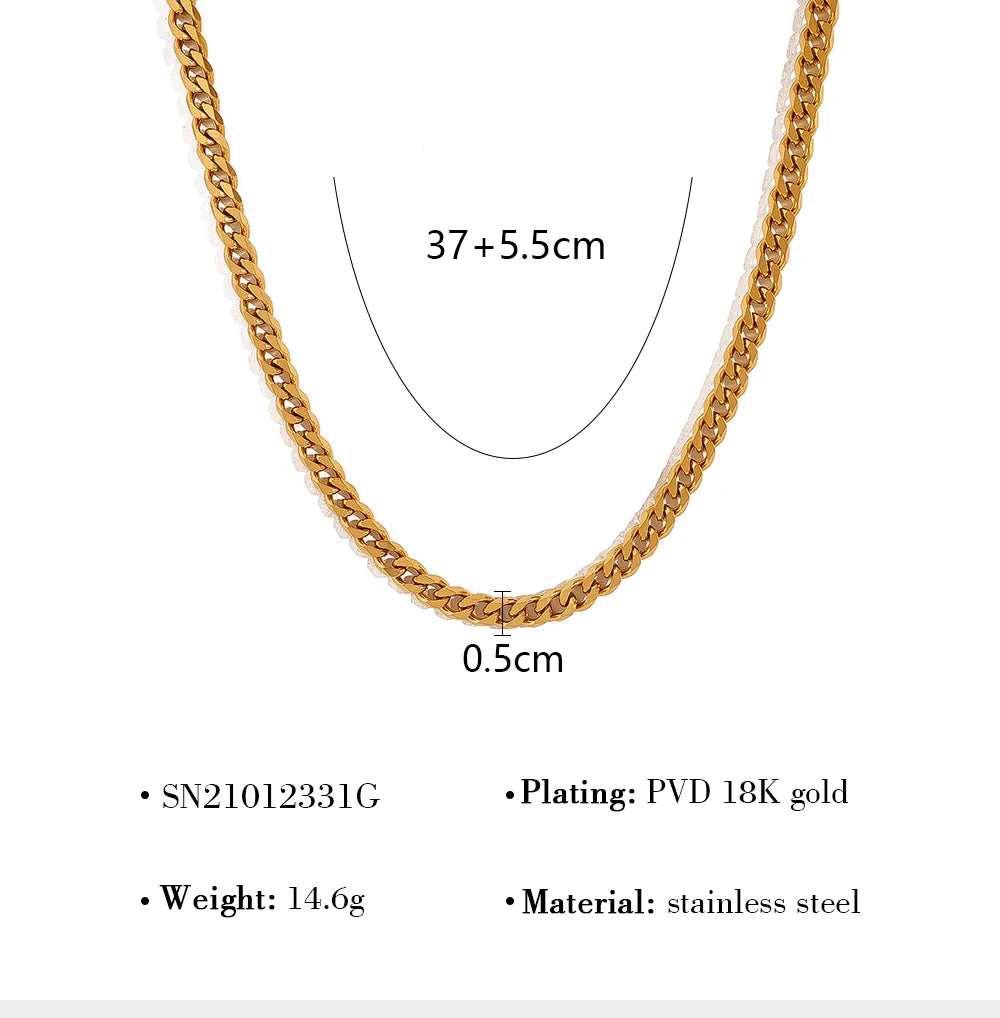 18K Gold Plated Cuban Chain