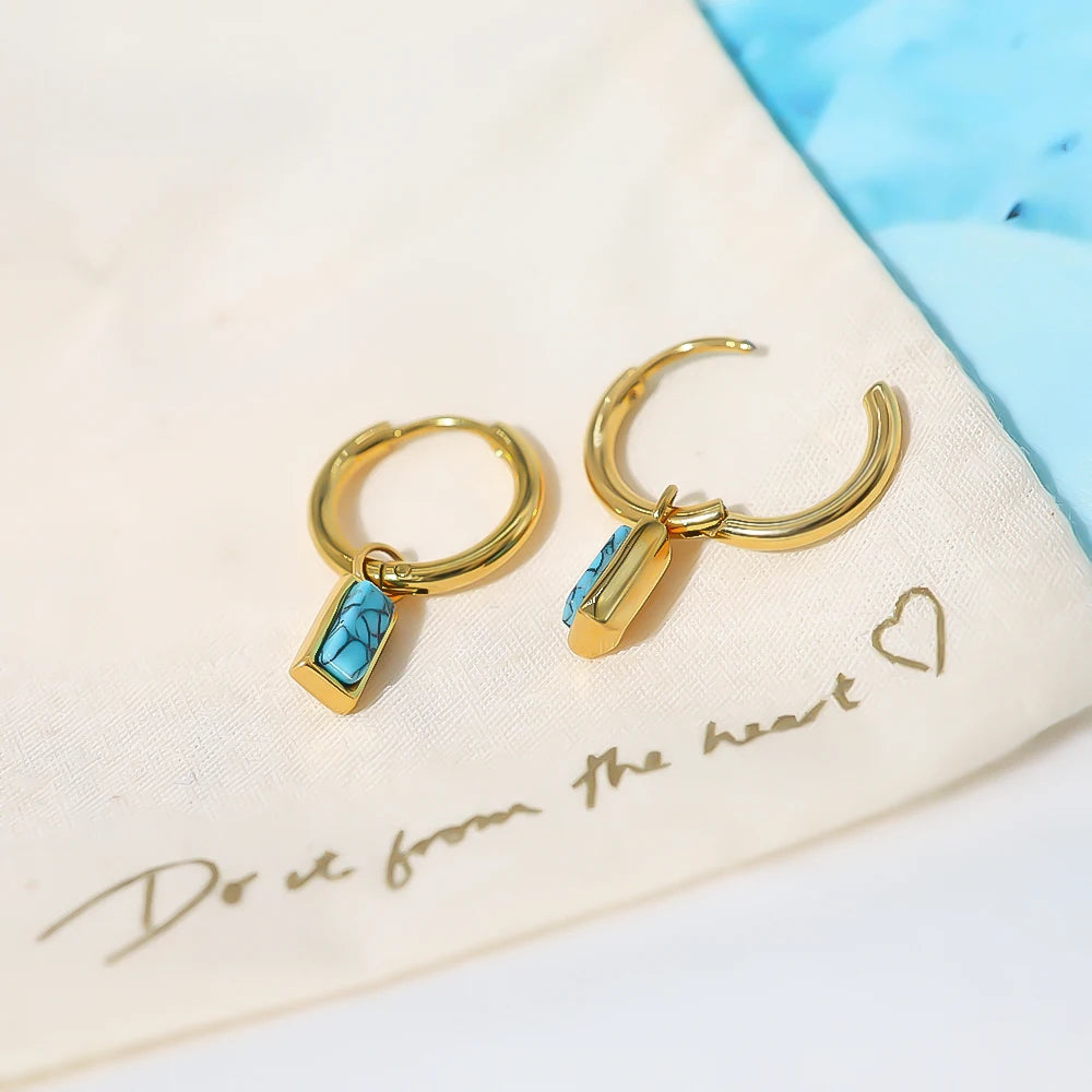 Charm Hoop Earrings