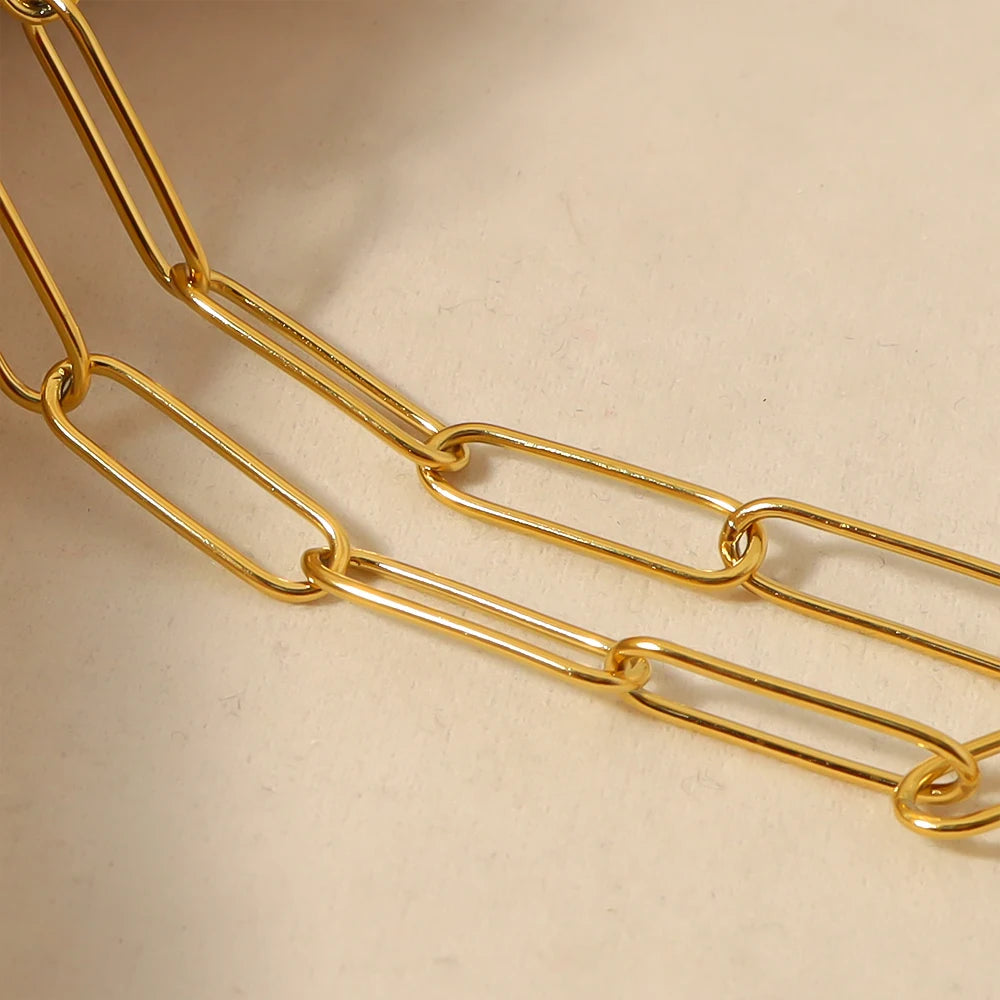 Golden Link Toggle Necklace