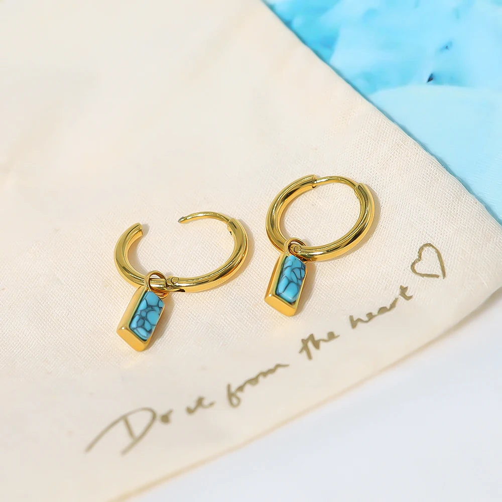 Charm Hoop Earrings