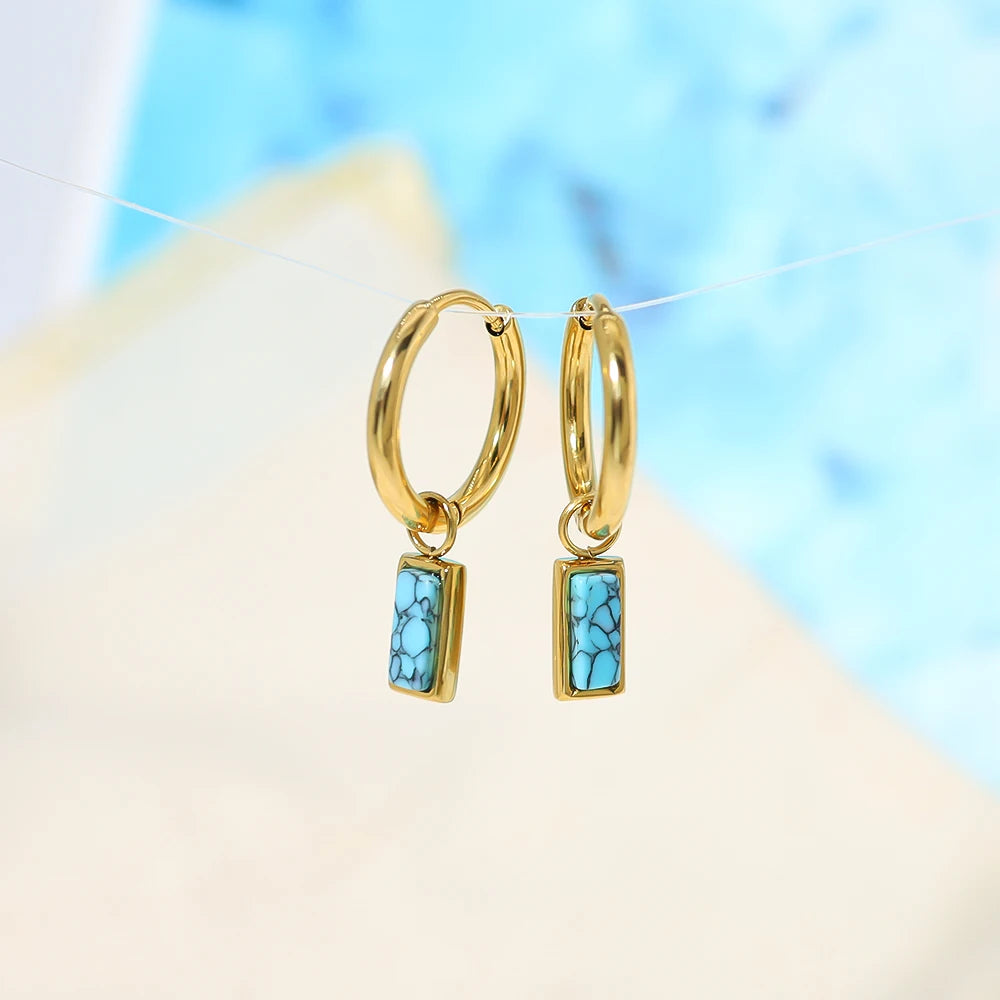 Charm Hoop Earrings