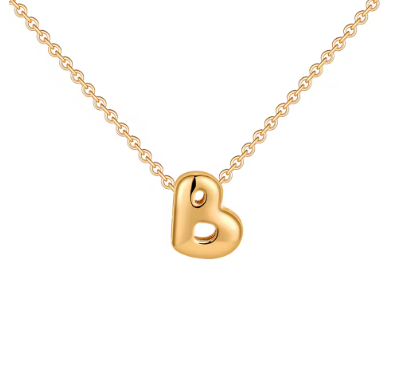 Mini Bubble Initial Necklace