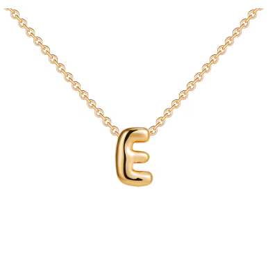 Mini Bubble Initial Necklace
