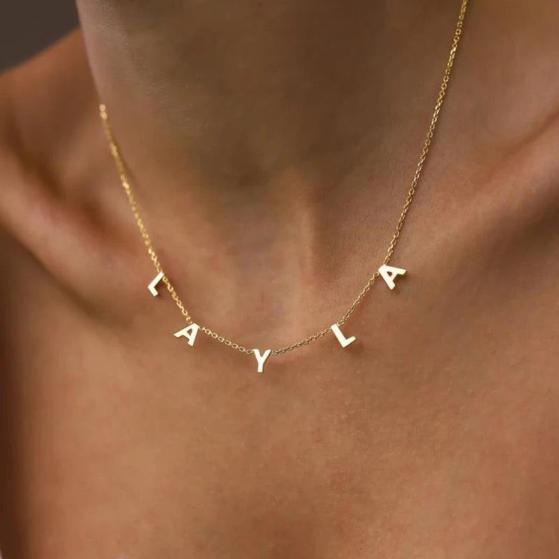 Letter Name Necklace