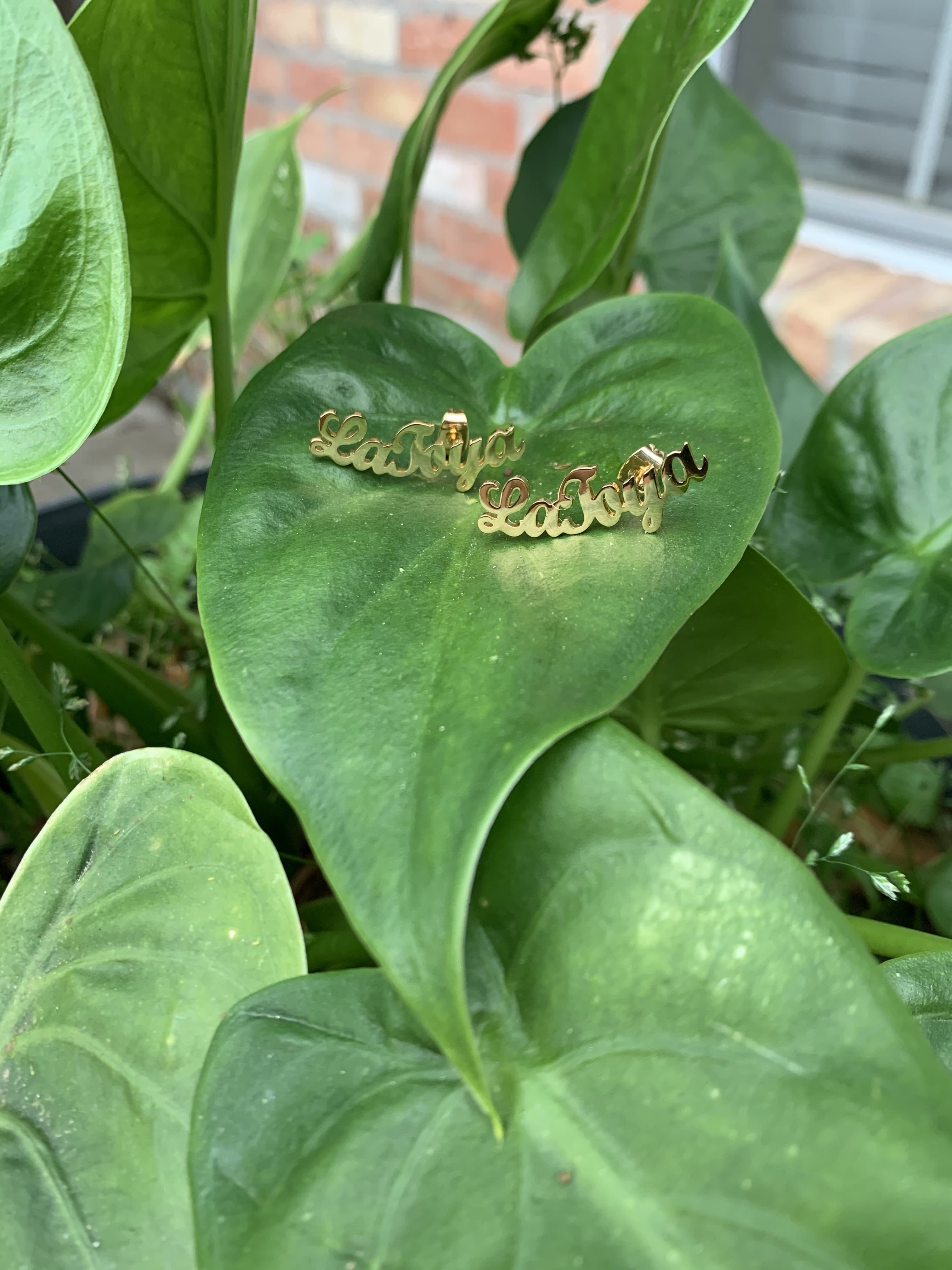Personalized Name Earrings