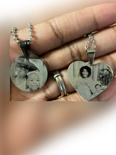 Load image into Gallery viewer, Engraved Photo Necklace
