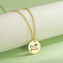 Load image into Gallery viewer, Be Still Inspirational Necklace
