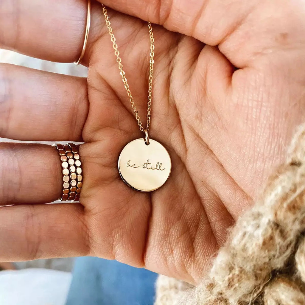 Be Still Inspirational Necklace