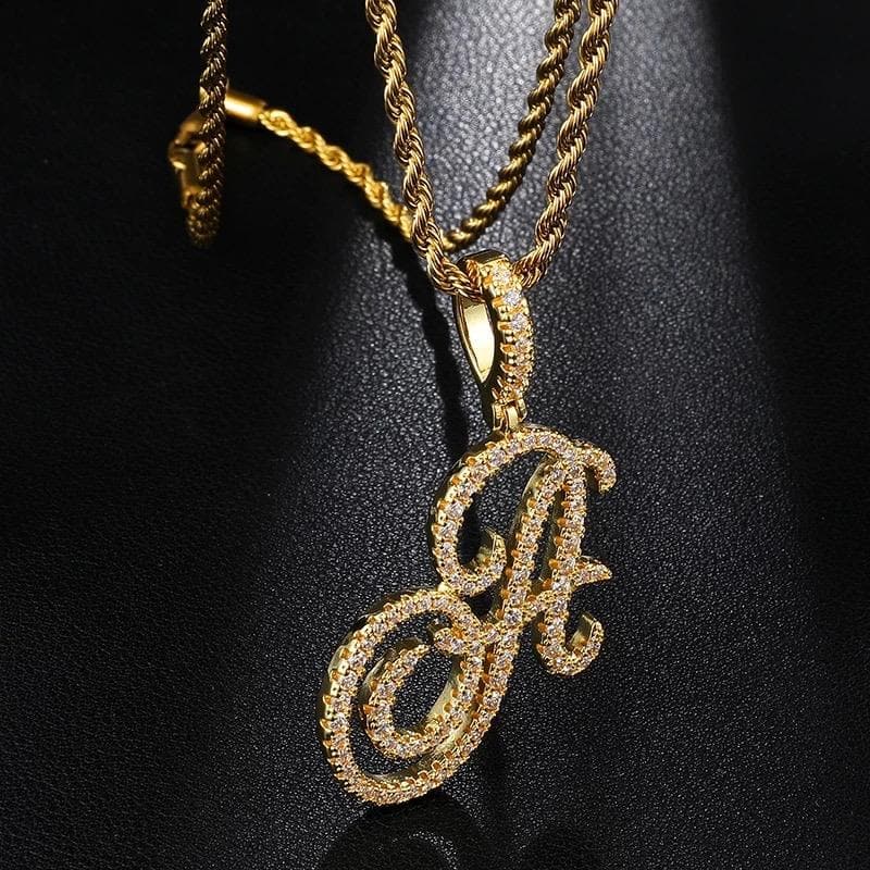 Cursive Initial Necklace