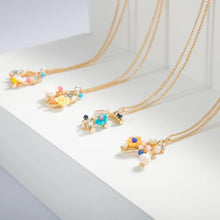Load image into Gallery viewer, Modern Initial Cluster Necklace
