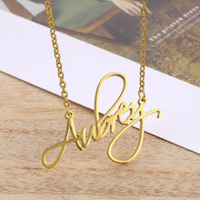 Load image into Gallery viewer, Personalized Name Necklace | Name Necklace | Women&#39;s Name Necklace
