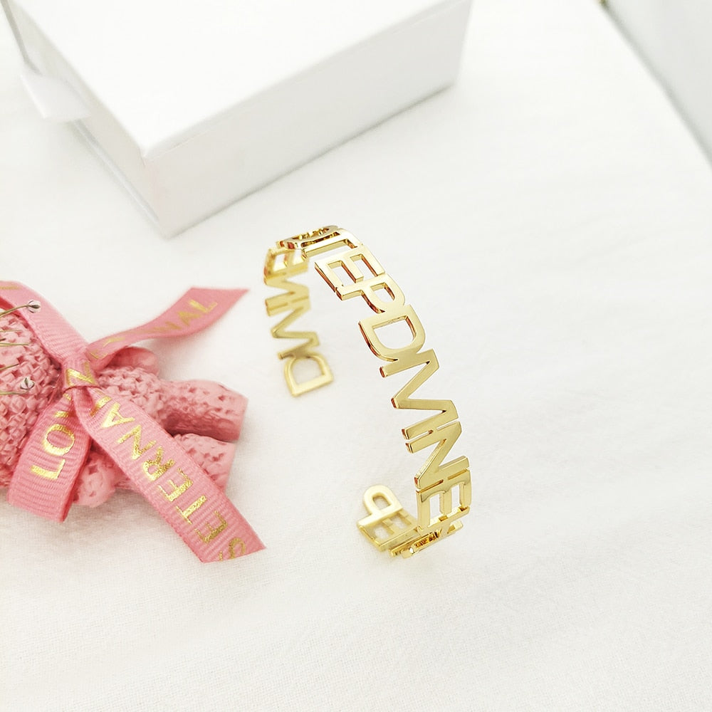 Personalized Name Bangle