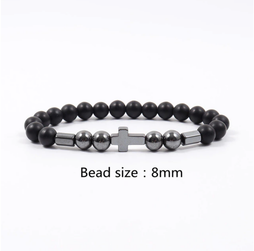 Cross Bead Bracelet