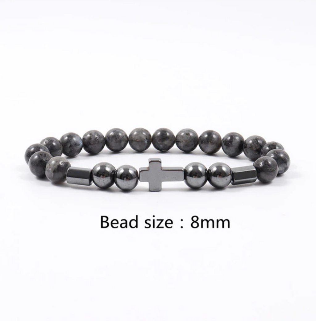 Cross Bead Bracelet