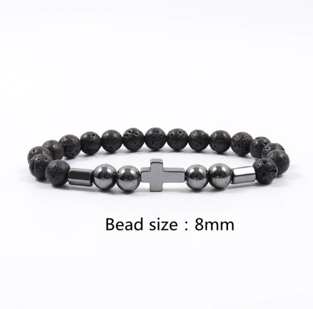 Cross Bead Bracelet