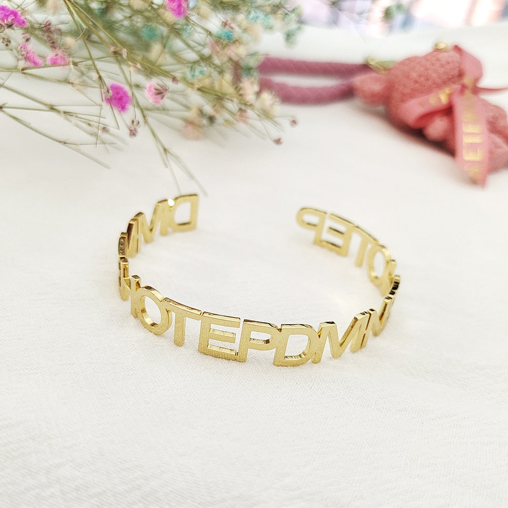 Personalized Name Bangle