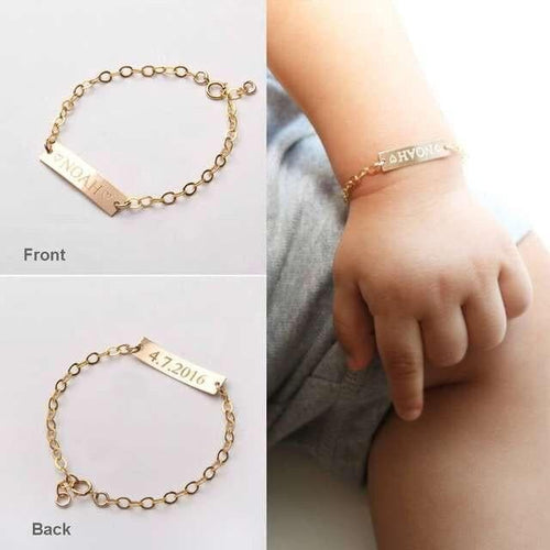 Personalized Baby Name Bracelet | Baby Name Bracelet | Baby Bracelets