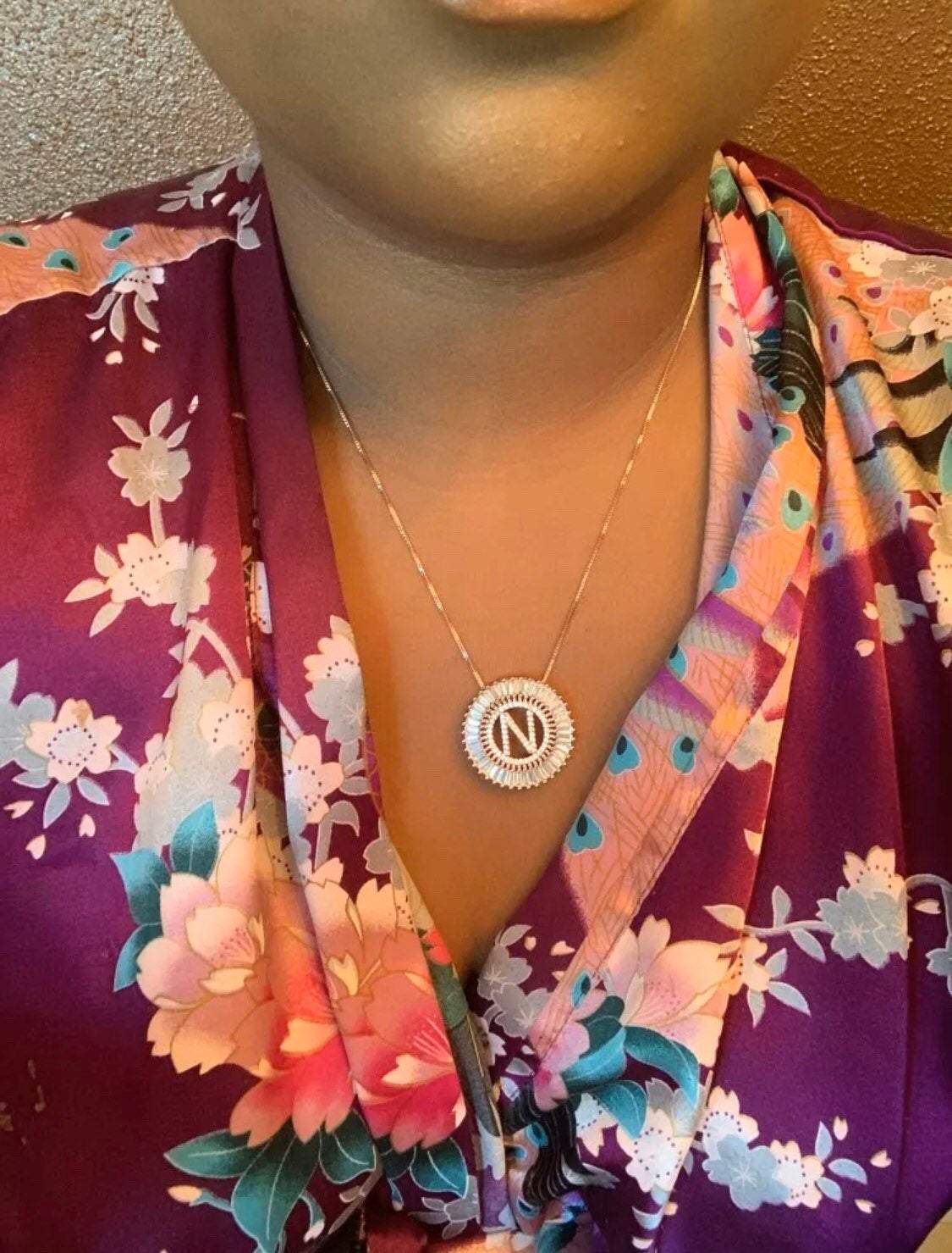 Initial Pendant Necklace | Women's Initial Necklaces | Initial Necklaces