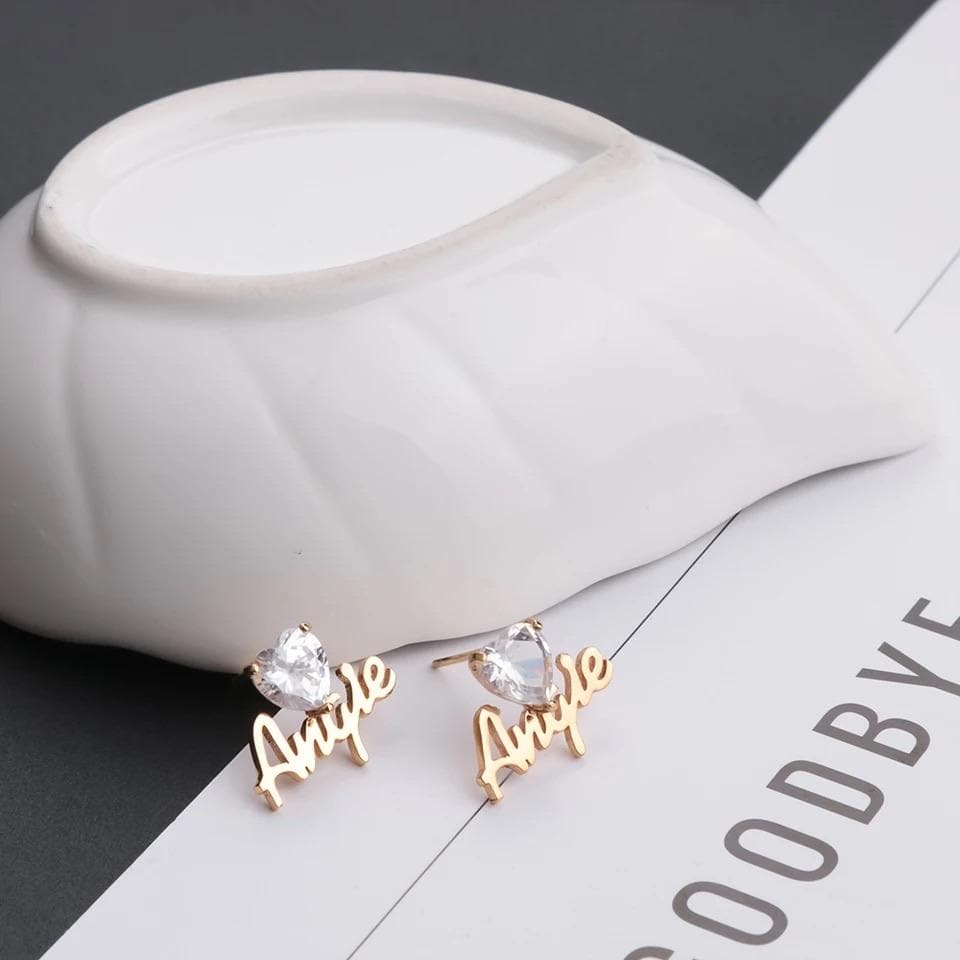 Personalized Birthstone Earrings