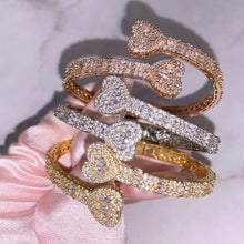 Load image into Gallery viewer, Cubic Zirconia Baguette Bracelet Bangle
