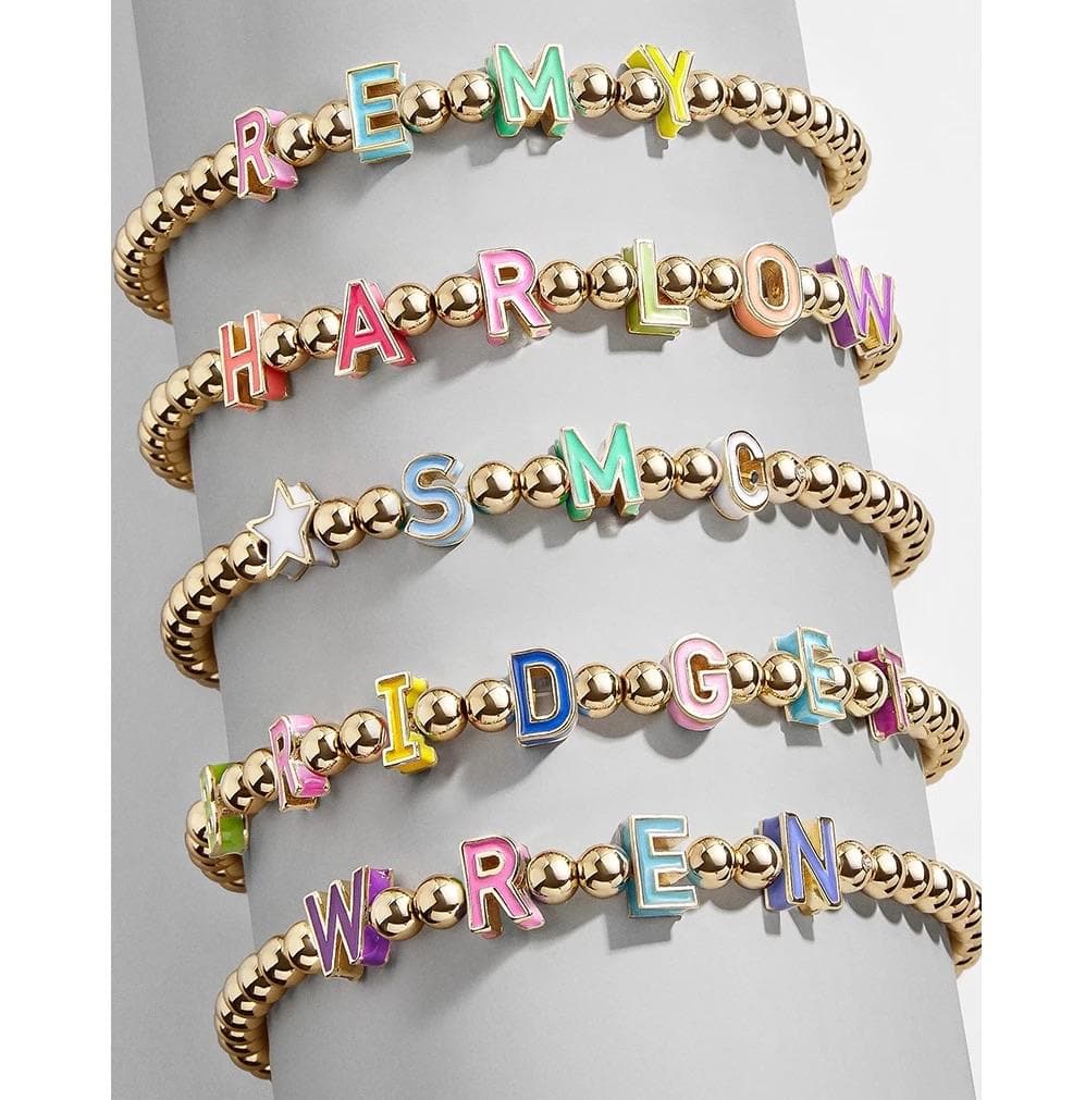 Cut Out Beaded Enamel Bracelet