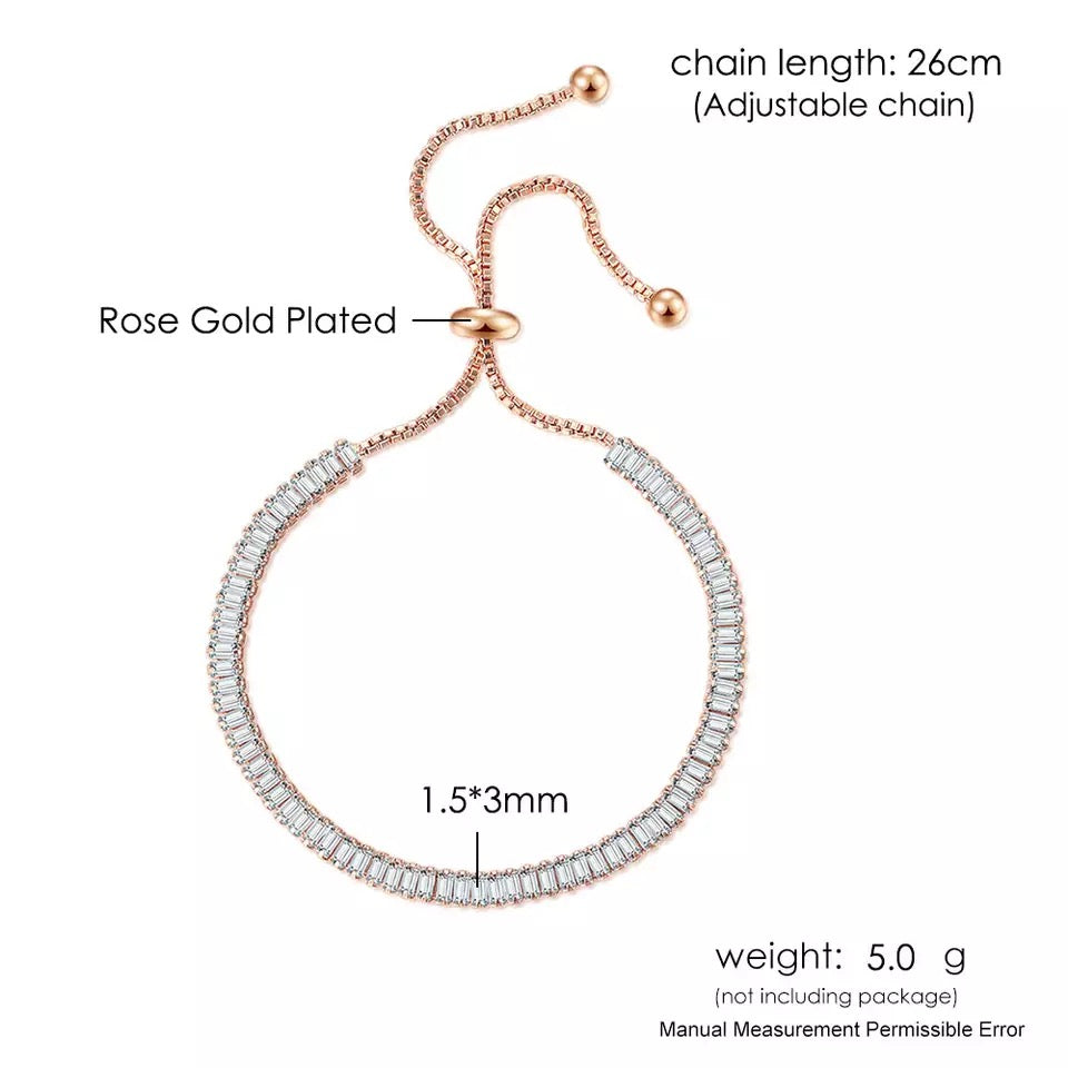 Adjustable Tennis Bracelet