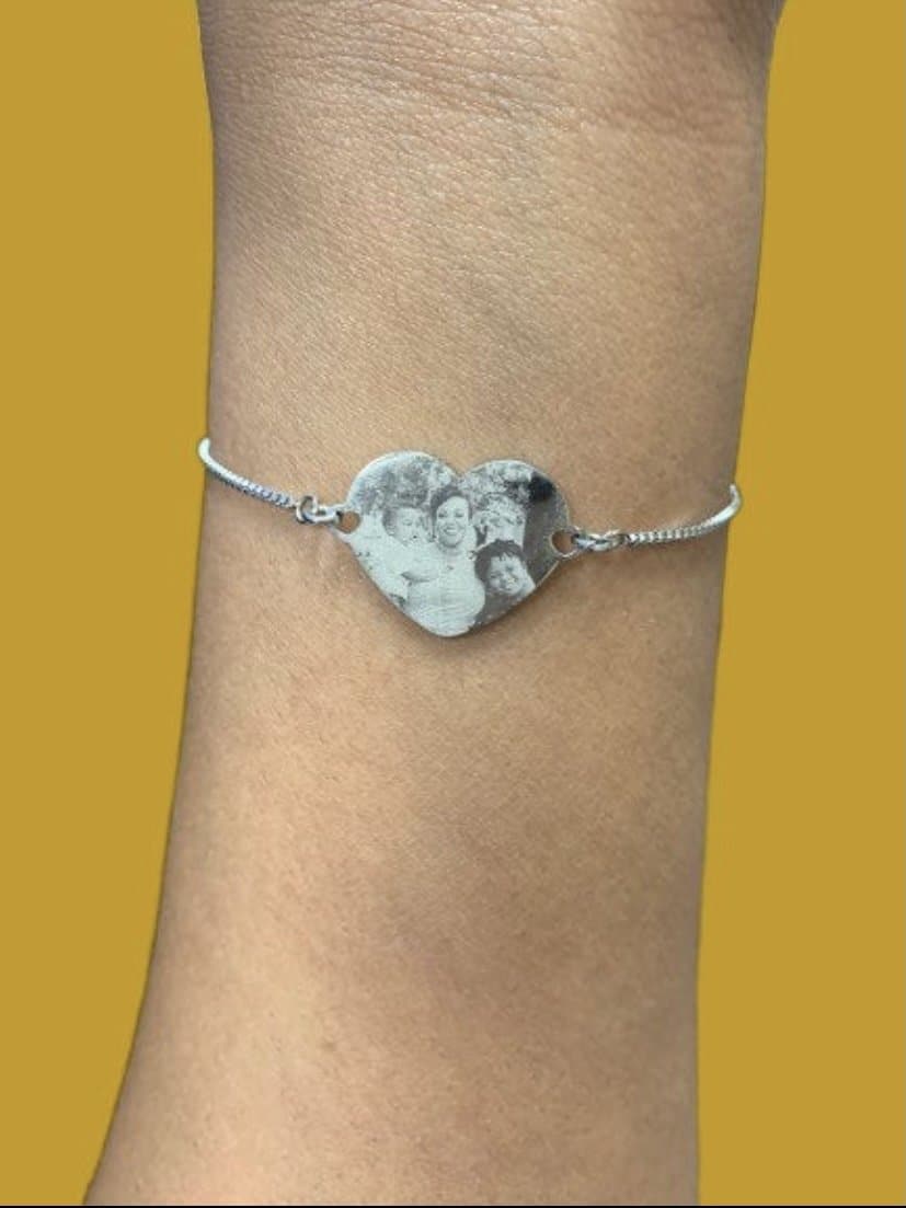 Engraved Photo Bracelet