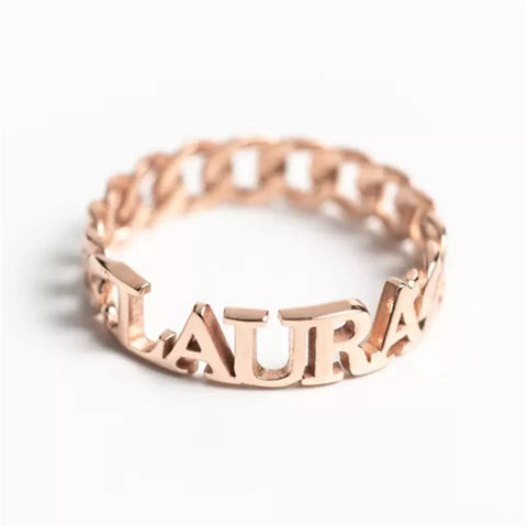 Personalized Cuban Ring