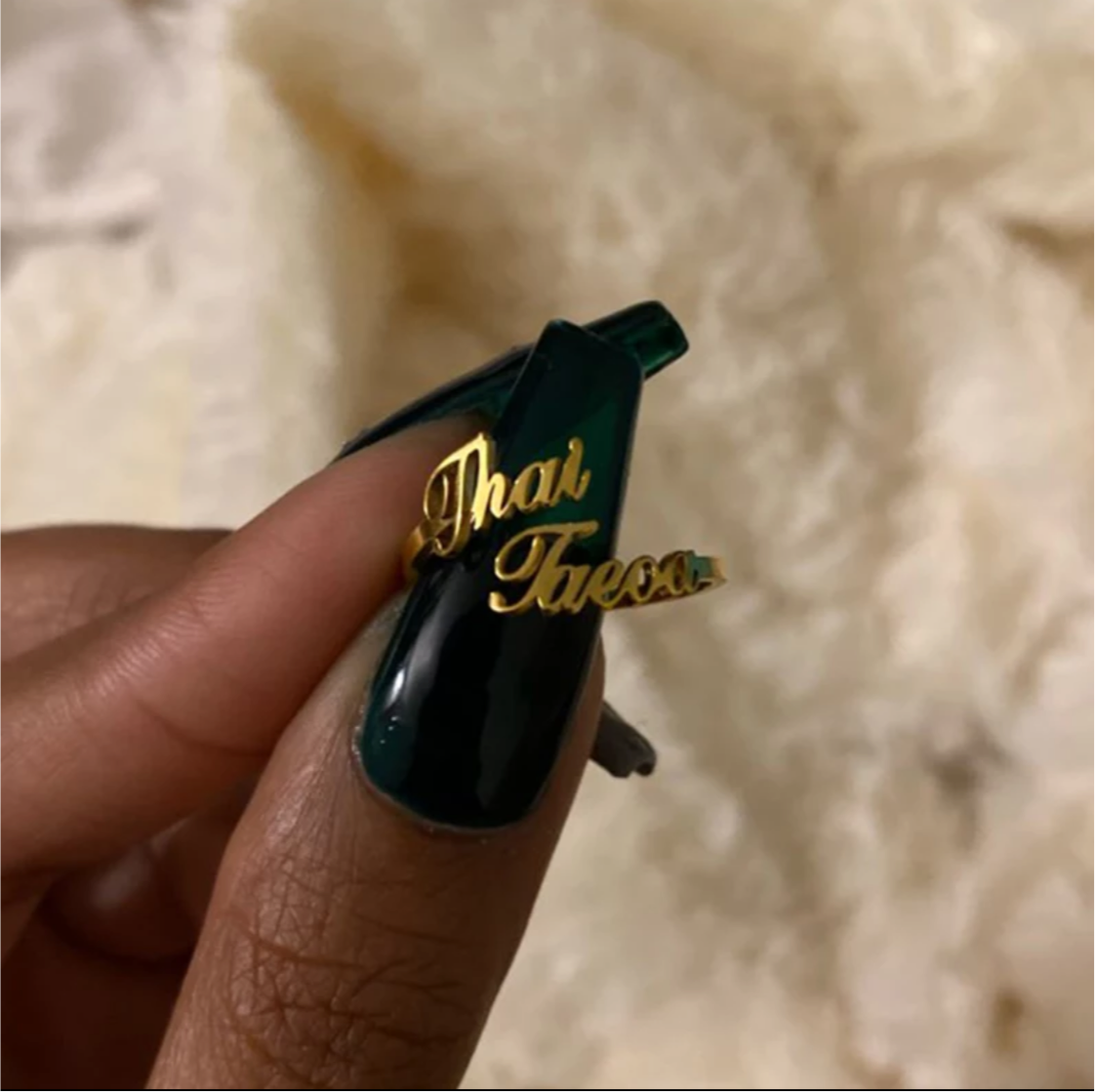 Personalized Name Ring