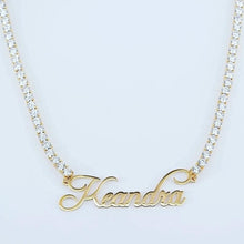 Load image into Gallery viewer, Personalized Tennis Name Necklace
