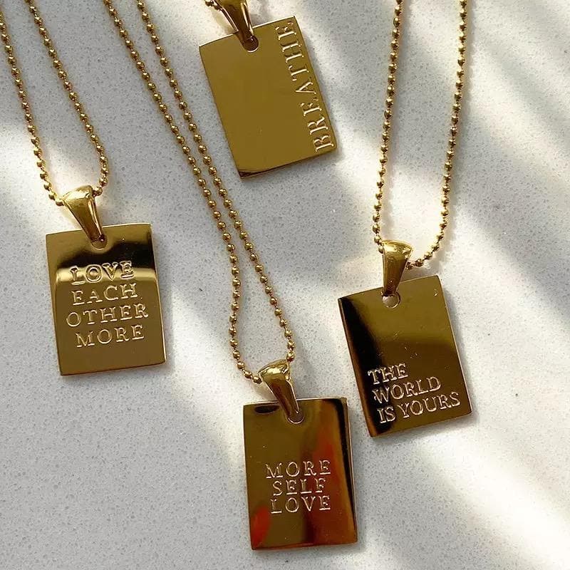 Affirmation Necklace