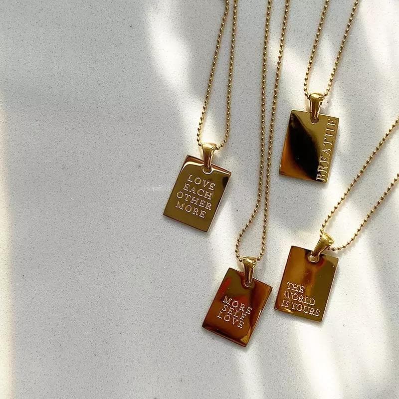 Affirmation Necklace